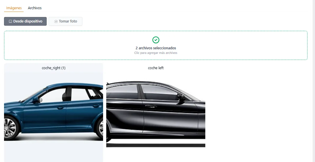 Dades tècniques del vehicle amb tipus de combustible, potència, data de matriculació i ITV